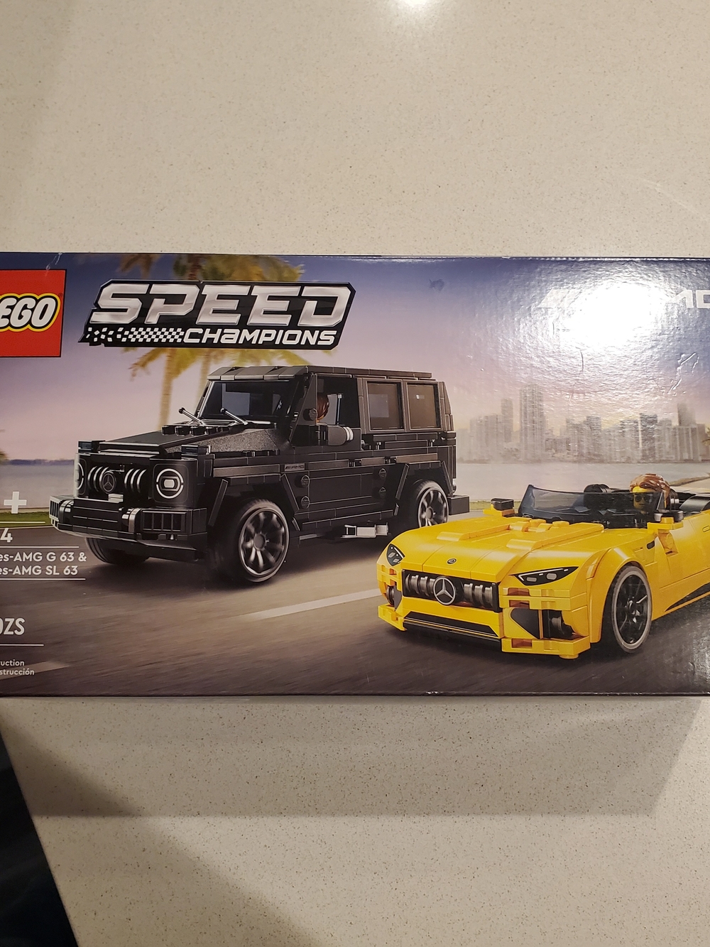 Brand new, in box. Lego Speed Champions Black and Yellow Mercedes-AMG Duo